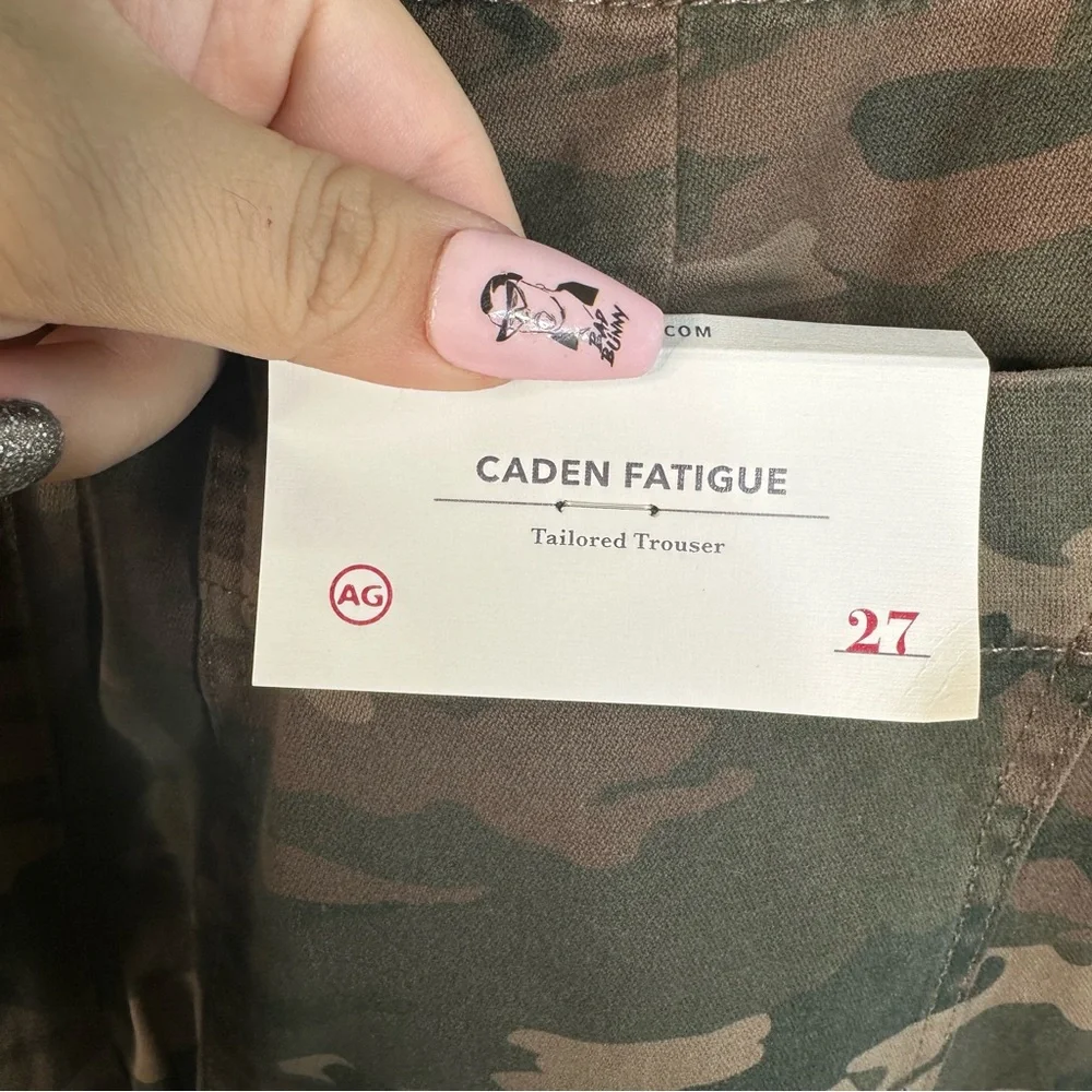 AG‎ Nwt Caden fatigue tailors trouser Camouflage